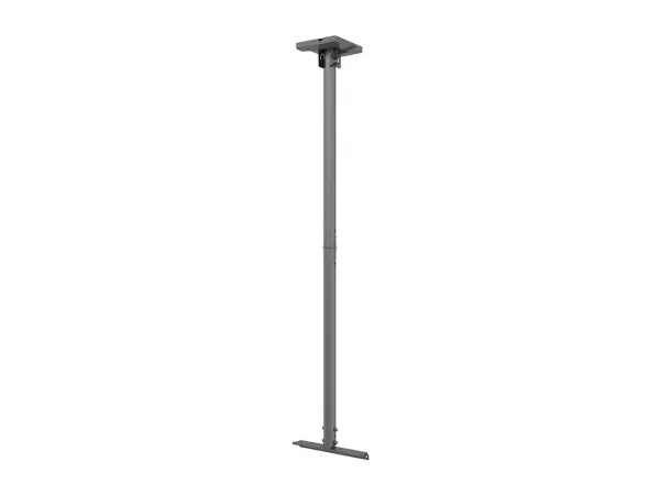 Multibrackets M Pro Series - Komponenter til montering (rørmontering, intern pælesamlestykke, 2 pæle (80 cm), loftsplade med dække) - for LCD display - lille - stål - sort - skærmstørrelse: 32