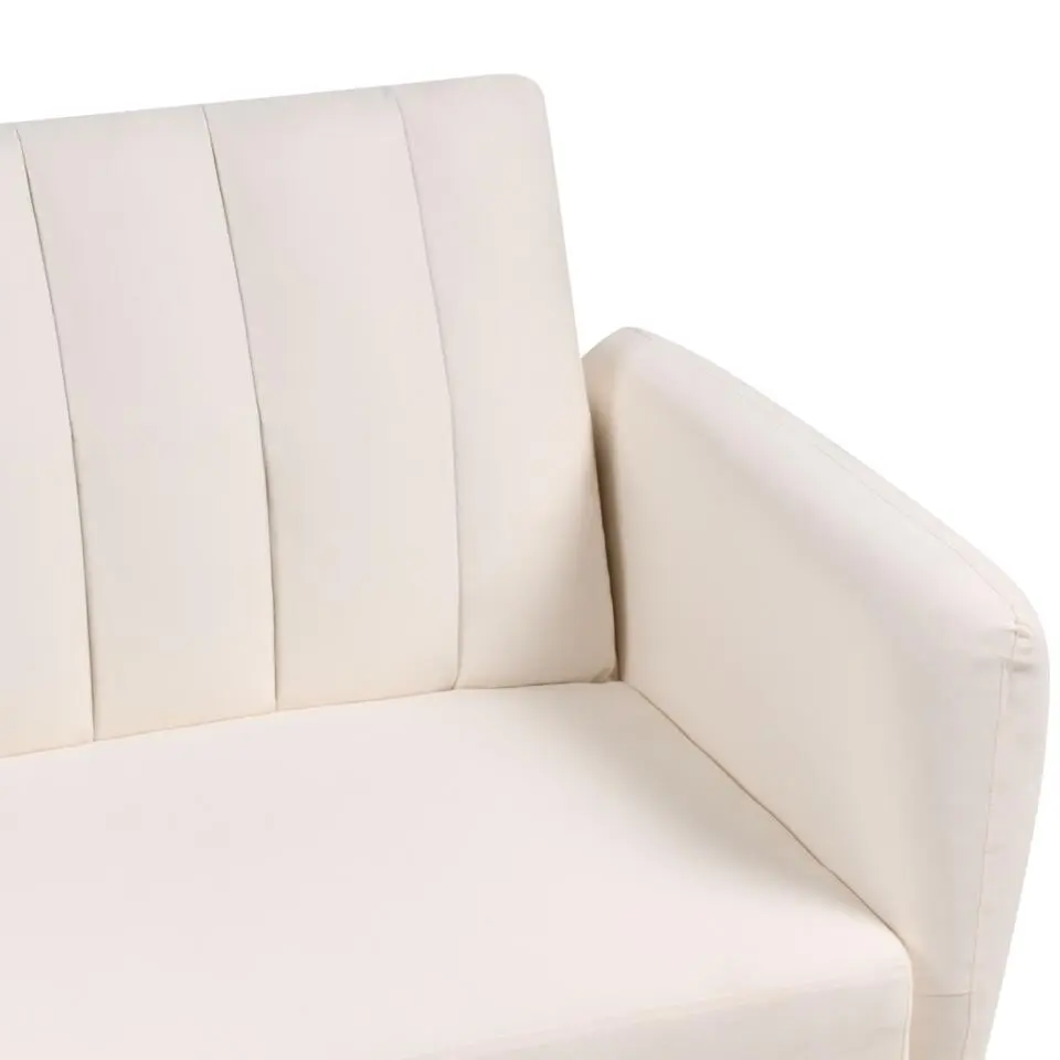 VIMMERBY - Slaapbank - Lichtbeige - Polyester