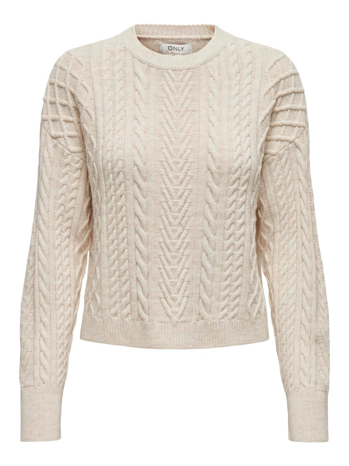ONLSOFIE Strickpullover Pumice Stone