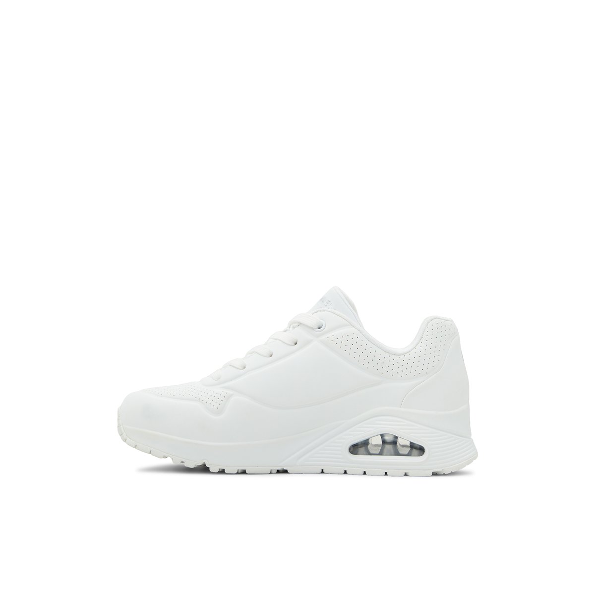 2X les points-Uno_soa-l-Baskets - Talon plat - Autre Blanc