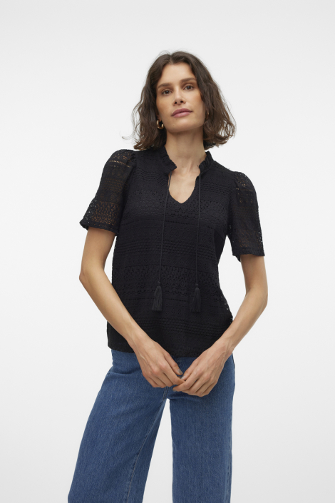Vero Moda zwarte dames t-shirt