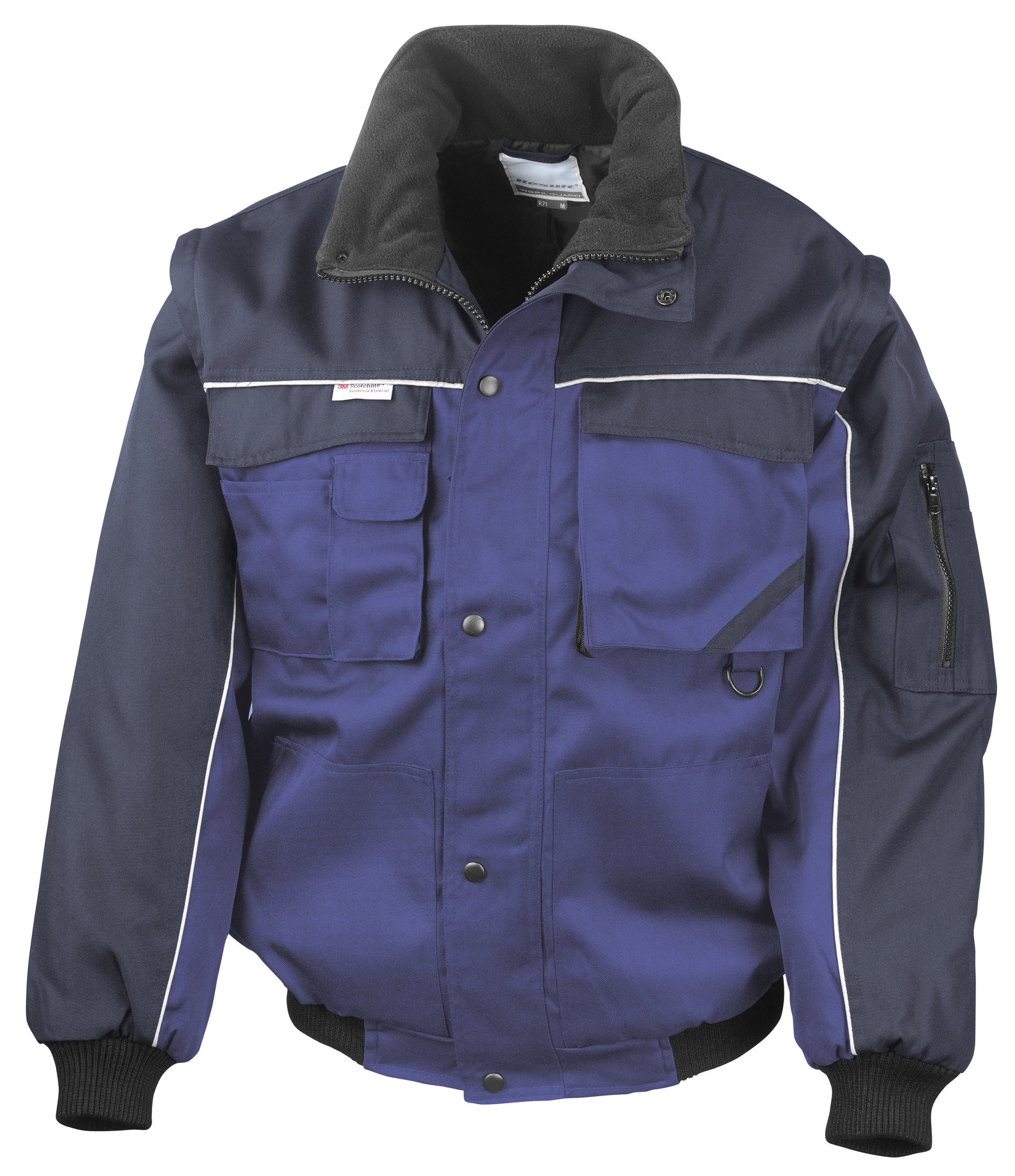 Result Work-Guard RE71A - Veste Pilote Résistante à Manches Amovibles