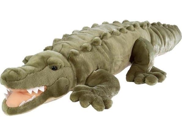 Wild Republic Crocodile Stuffed Animal, Leke krokodille, 0 år