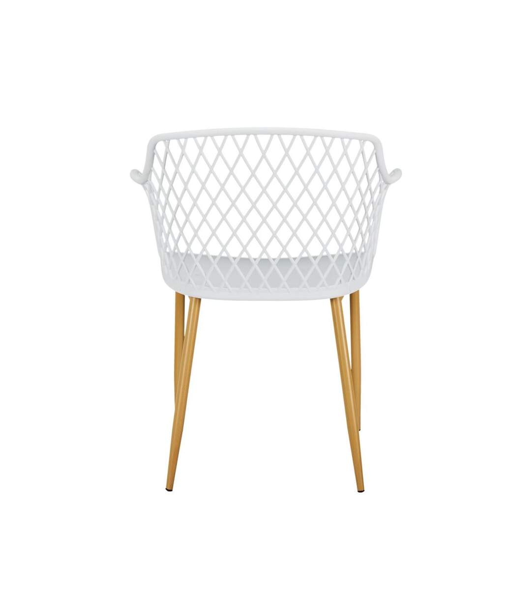 Paris Prix - Lot De 4 Fauteuils Design malaga 80cm Blanc