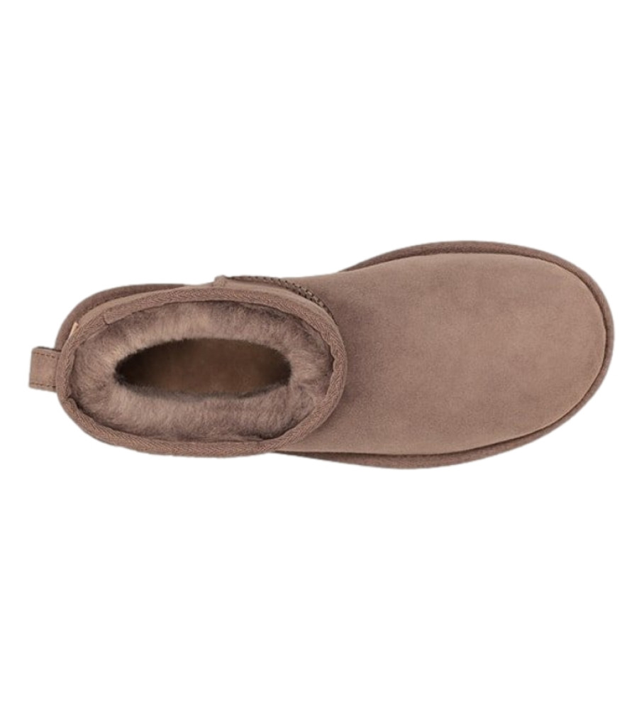 UGG Botines de piel Classic Mini II taupe