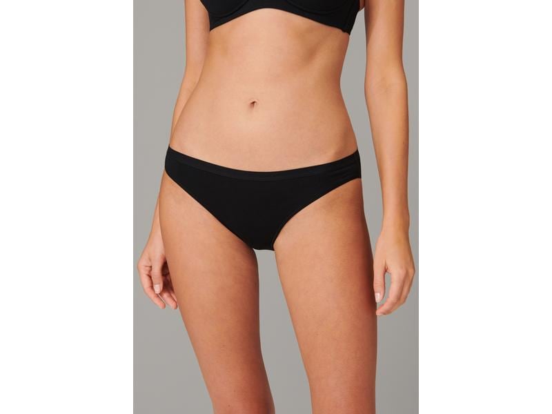 SCHIESSER Mini Slip Damen 2-er Pack, Schwarz, XXL Damen-Slips