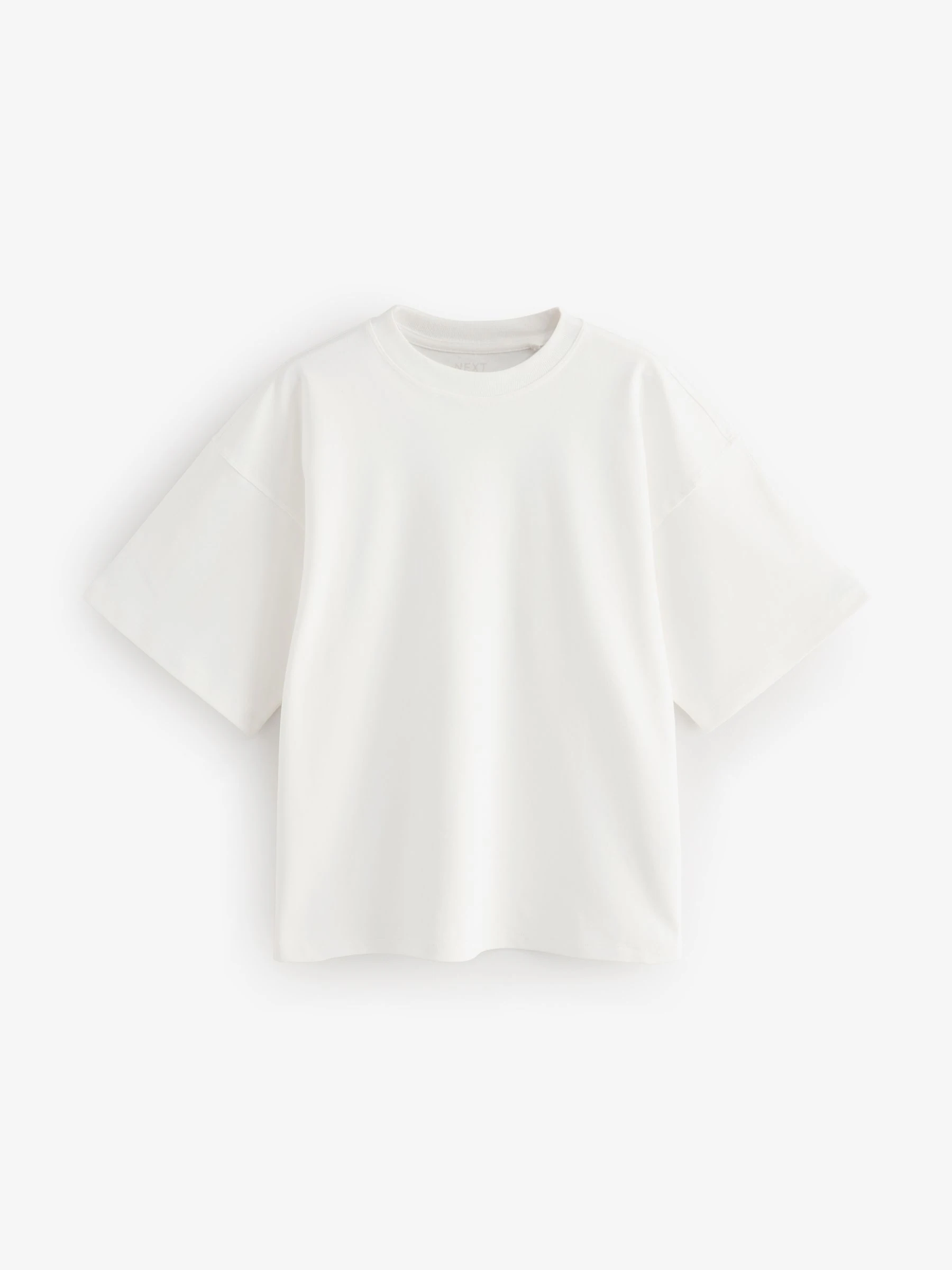 Multi - Verpakking van 5 100% katoenen boxy T-shirts met korte mouwen