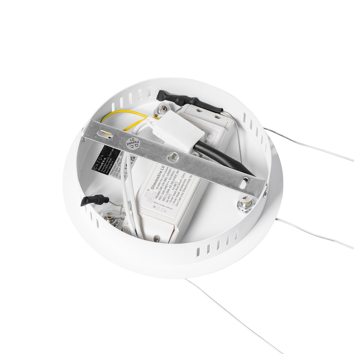 Design hanglamp wit 80 cm incl. LED 3-staps dimbaar - Anello
