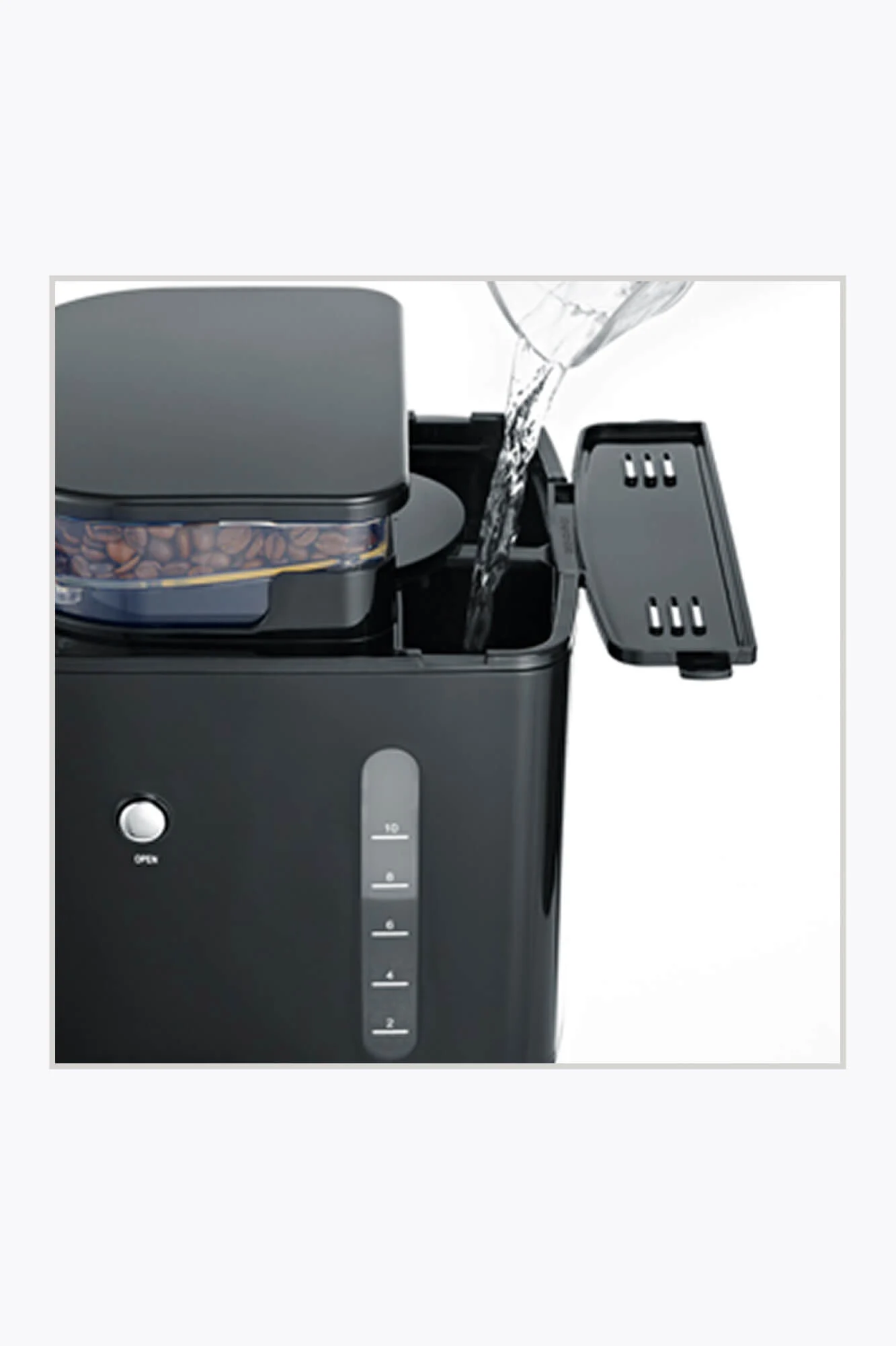 Severin Filterkaffeemaschine KA4810, Schwarz/Edelstahl