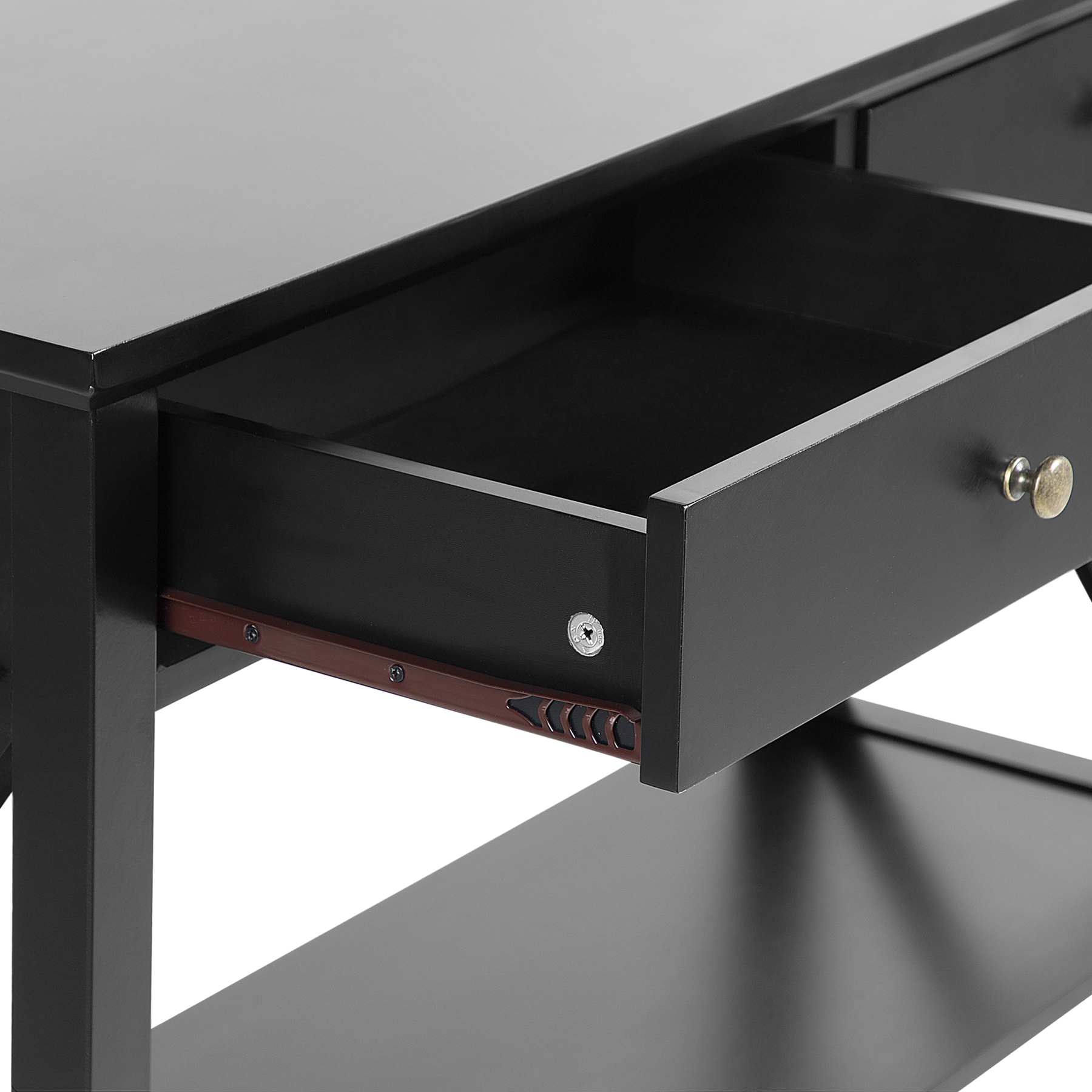Beliani - AVENUE - Consoletafel - Zwart - MDF