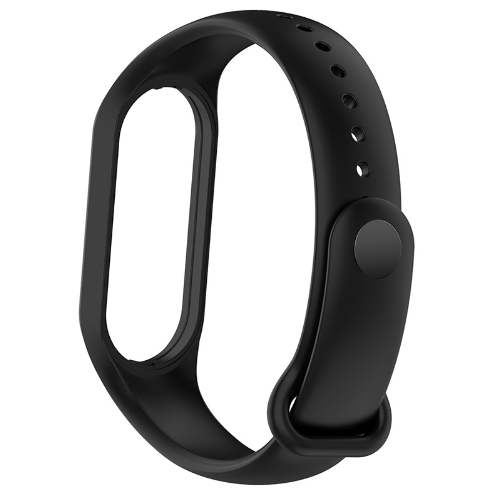 Xiaomi Mi Band 7 / 6 / 5 Ersatz Silikon Armband (Gelenkumfang: 150-200mm) - Schwarz
