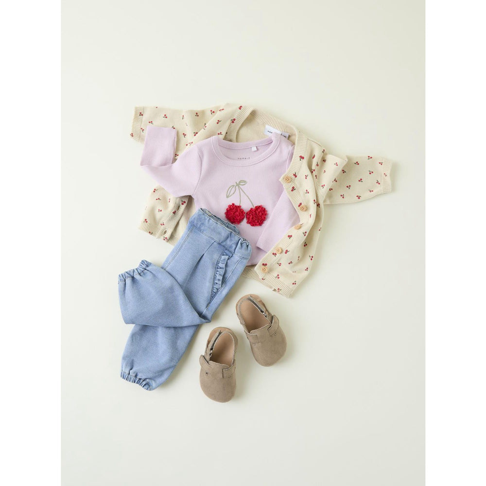 Køb Name It Summer Sand Bicher Strik Cardigan