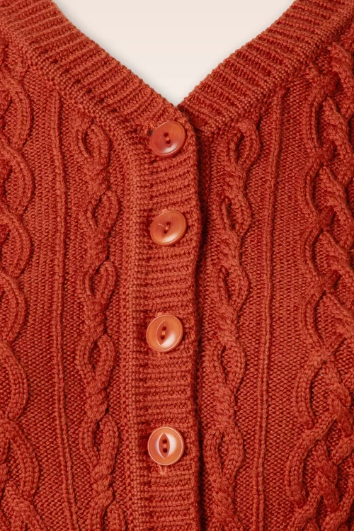 Emmy Design The Ice Breaker cardigan in roest
