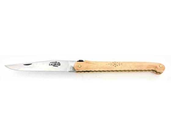 Laguiole 12 cm Pagès 1890 - Couteau de la Chance - os de boeuf teinté Couteaux de Poche par Forge de Laguiole