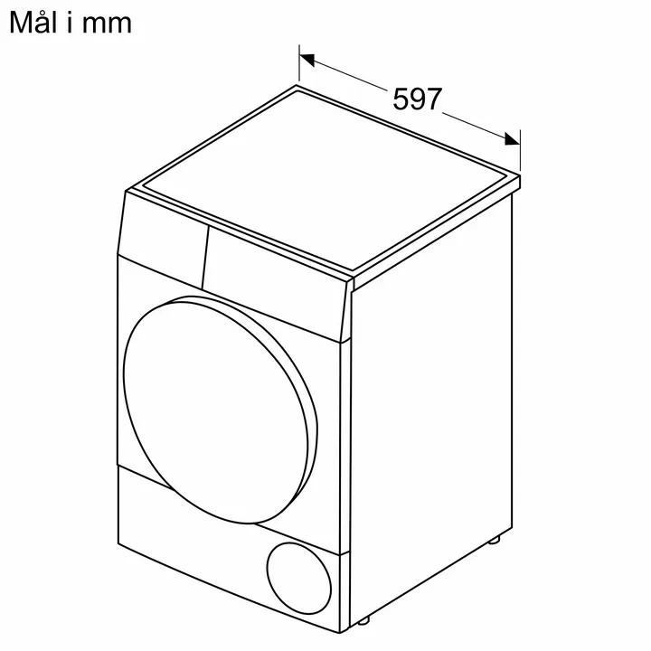 Bosch Serie 6 WQG242AASN Kondenstørretumbler - 9 kg.