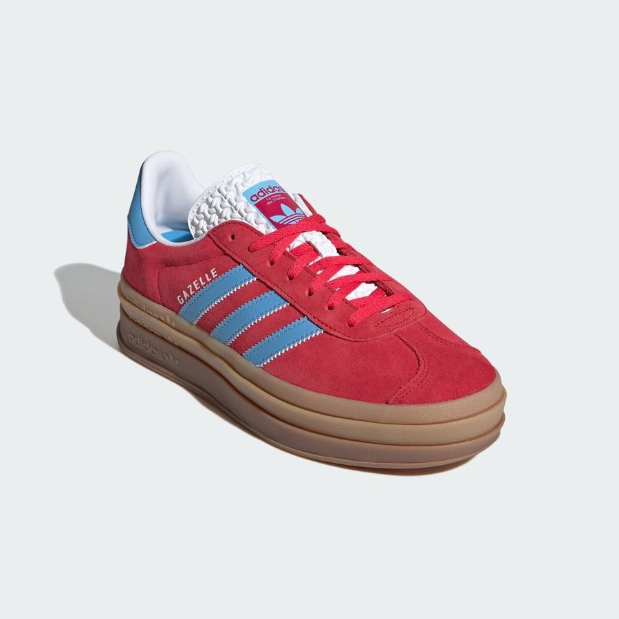 adidas Original Gazelle Bold Chaussures - Rouge/Bleu Femme