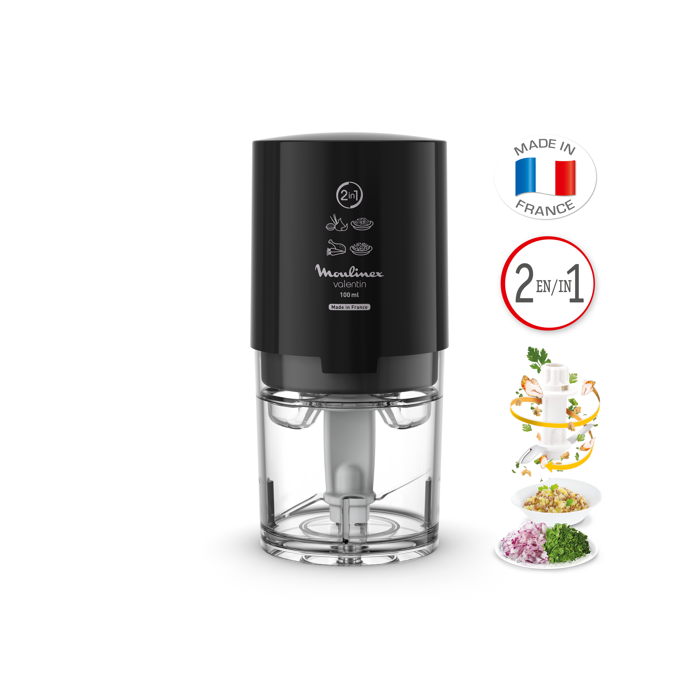 MINI HACHOIR VALENTIN NOIR 220 W
