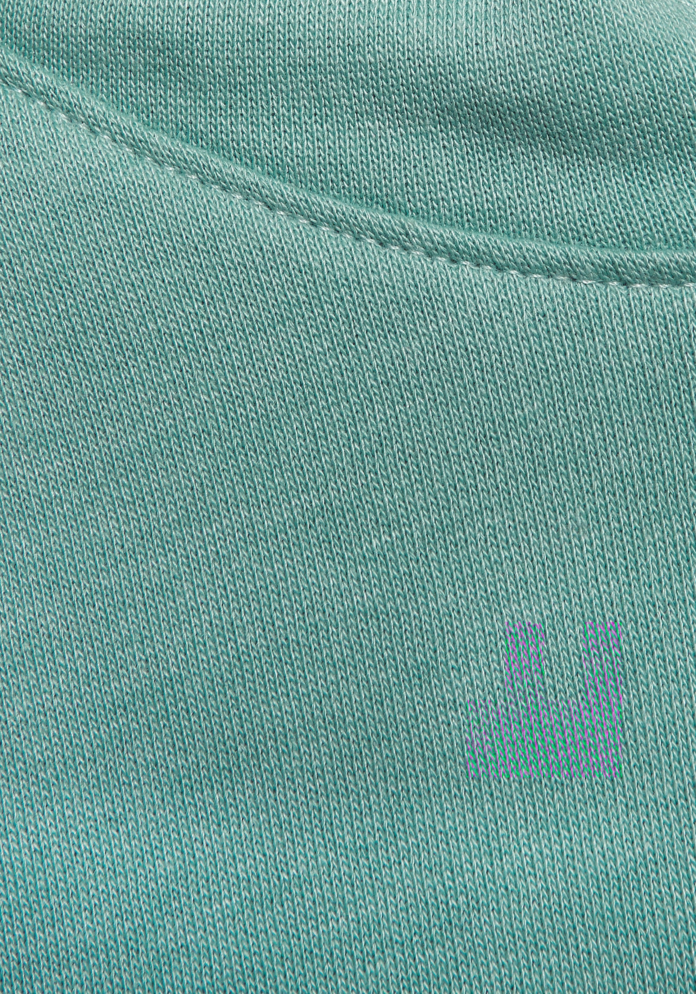 Buffalo Hoodie , Kapuzensweatshirt mit grossem Rückenprint- mit Glanz-Effekt, Loungewear