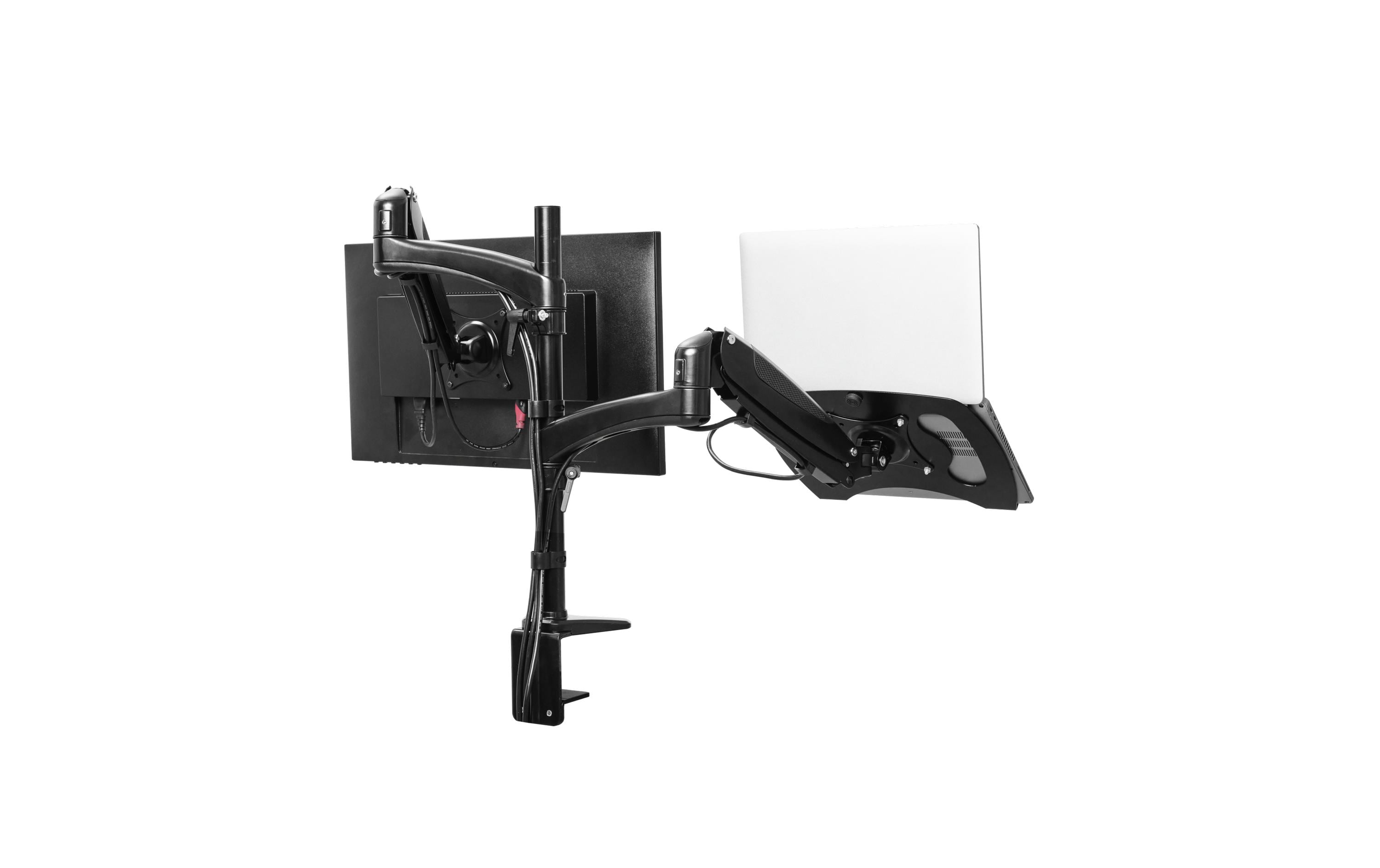 Mara Monitor- & Laptop-Arm bis 16 kg – Schwarz<br>Ergonomische Halterung für Monitor und Laptop