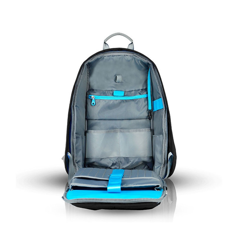 Sac à dos connecté antivol ordinateur 15 pouces Metrobag 13.6 Litres Black