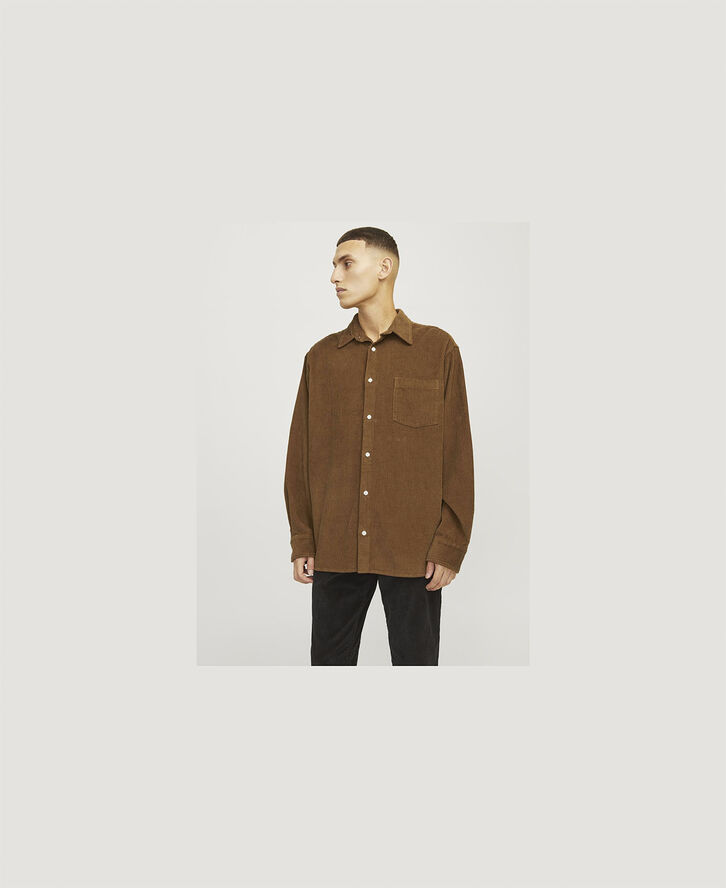 Jack & Jones JORBLICHER CORD SHIRT LS Monks robe