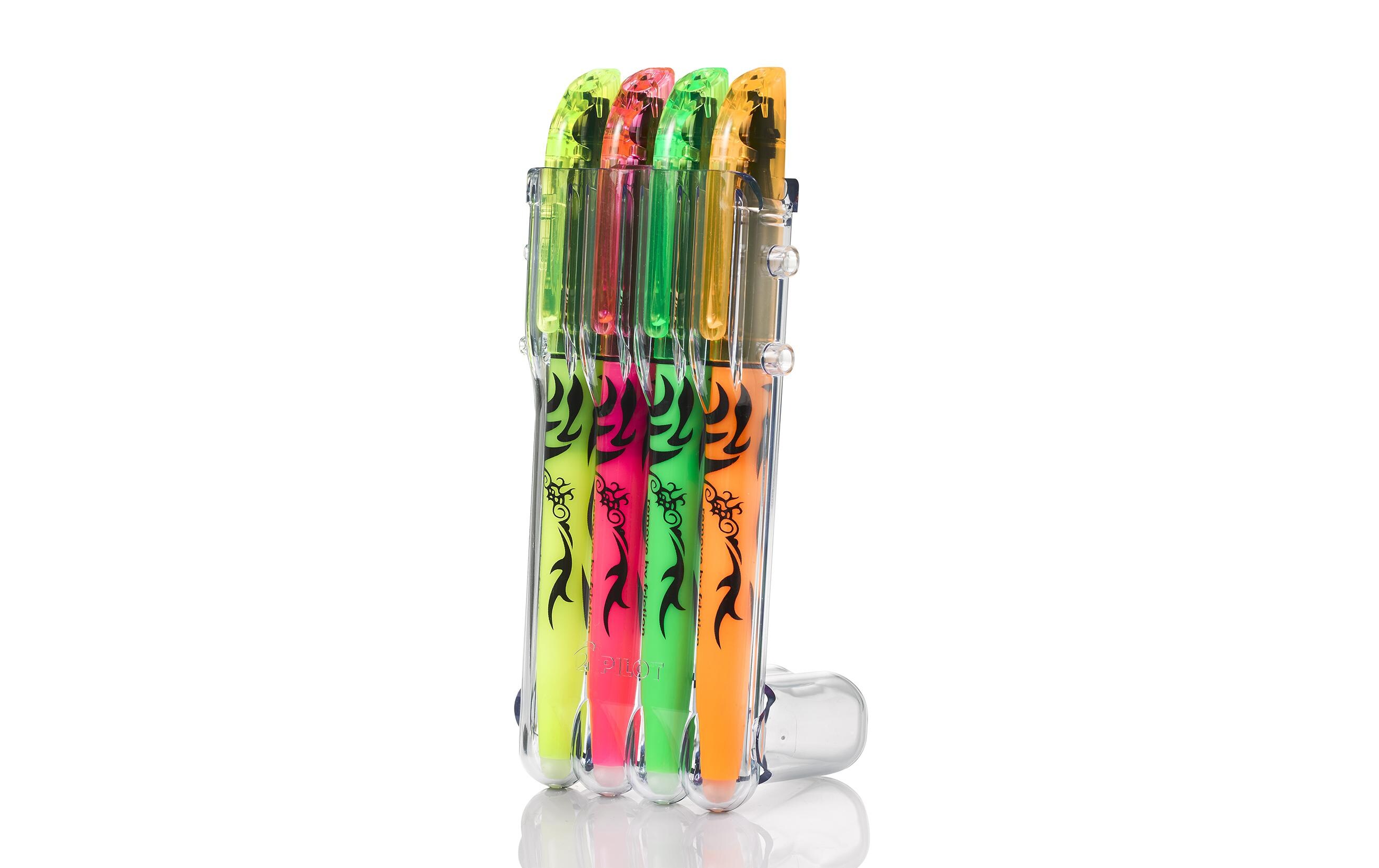 Textmarker FriXion Light Set2Go 4 Stück assortiertRadierbare Leuchstifte in 4 verschiedenen Farben