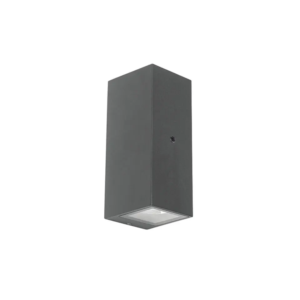 Qazqa buitenlampen met sensor baleno grijs gu10