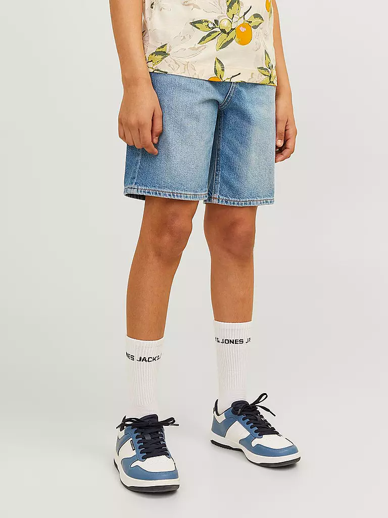 JACK & JONES Jungen Jeansshorts JJICHRIS JJORIGINAL hellblau