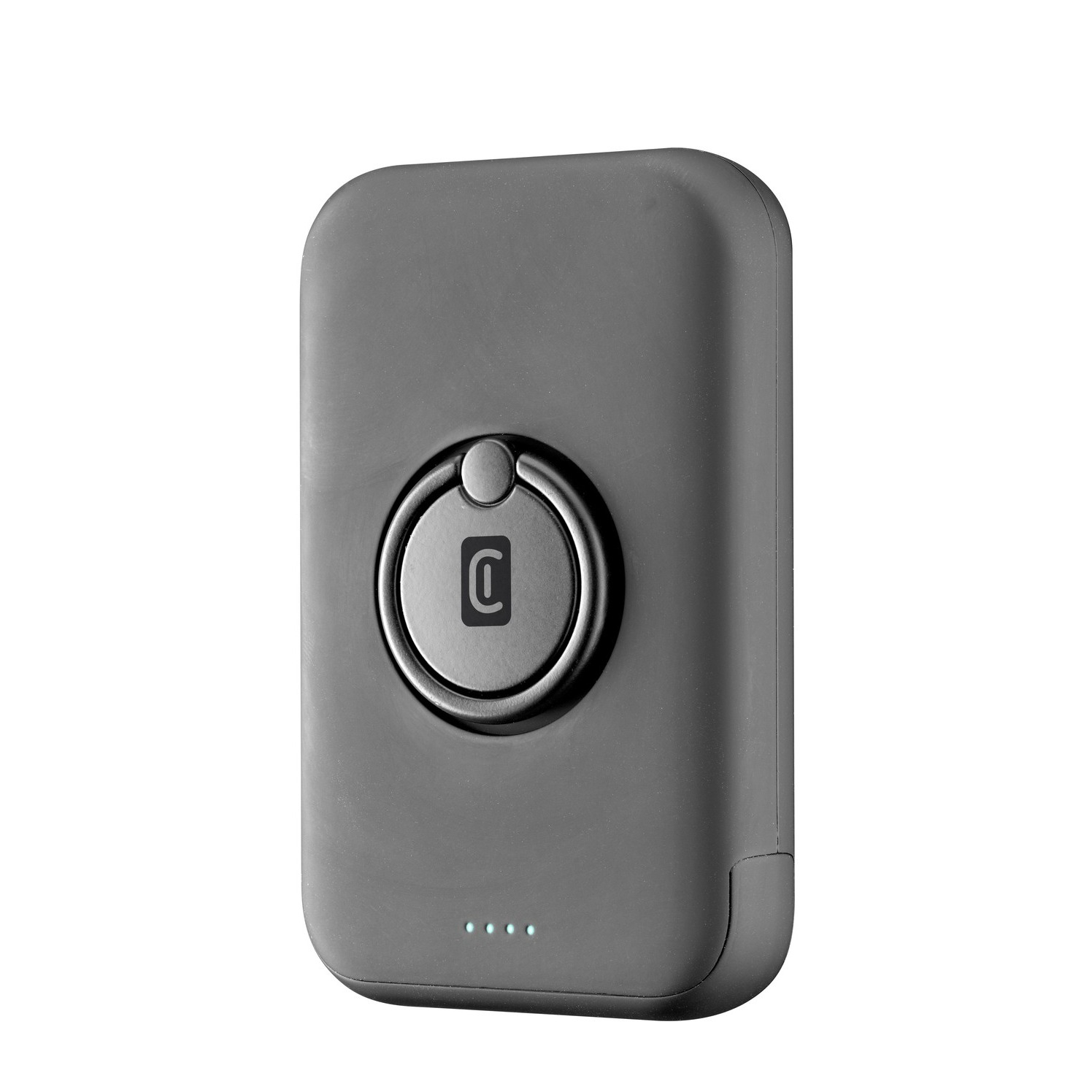 (7.5W) 5000mAh MAG Magnetische MagSafe Wireless Powerbank Ladegerät   Holder Kickstand ab Apple iPhone 12 (PBMAGSF5000WIRK) - Schwarz