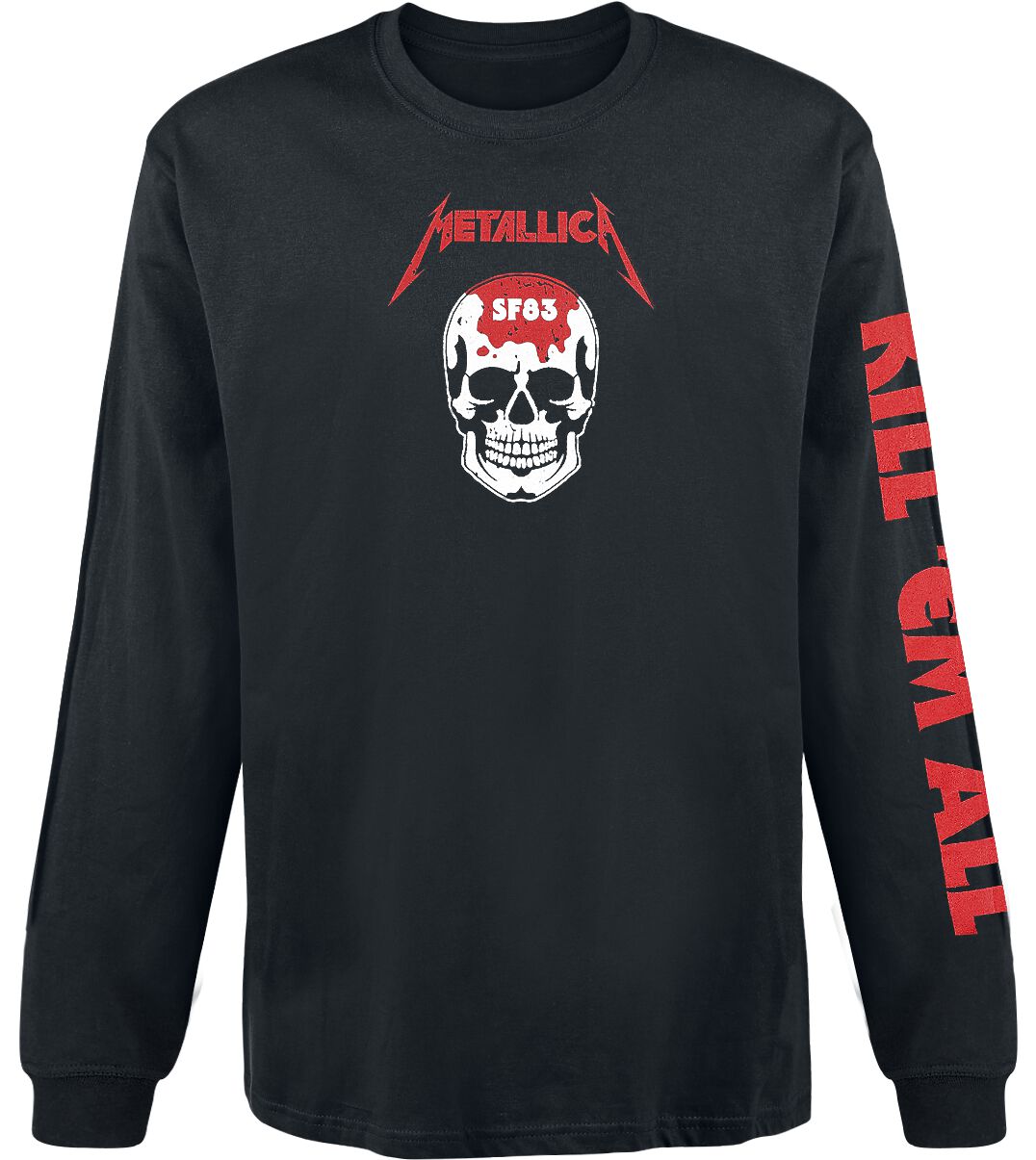 Kill 'Em All - Skull | Metallica T-shirt manches longues