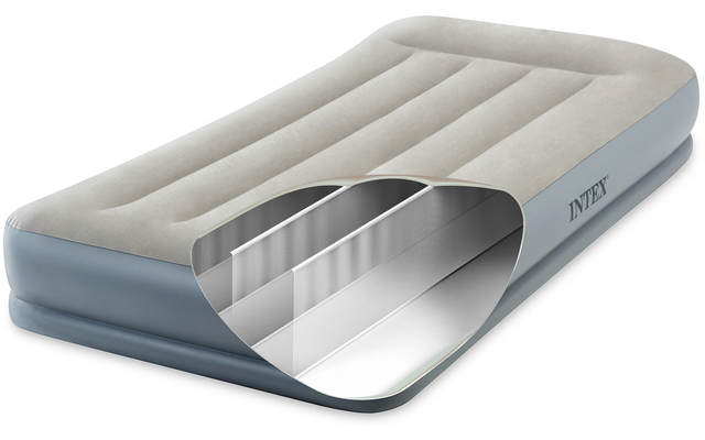 Intex Luftbett DuraBeam Mid-Rise mit 220 V Pumpe Twin 191 x 99 x 30 cm