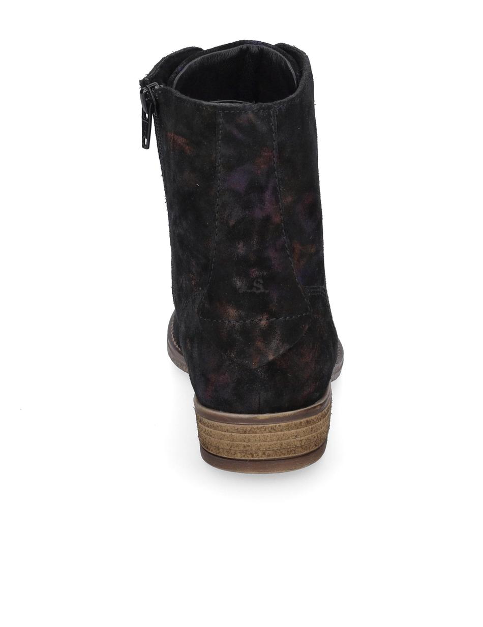 Stiefelette Sienna 82, viola-kombi
