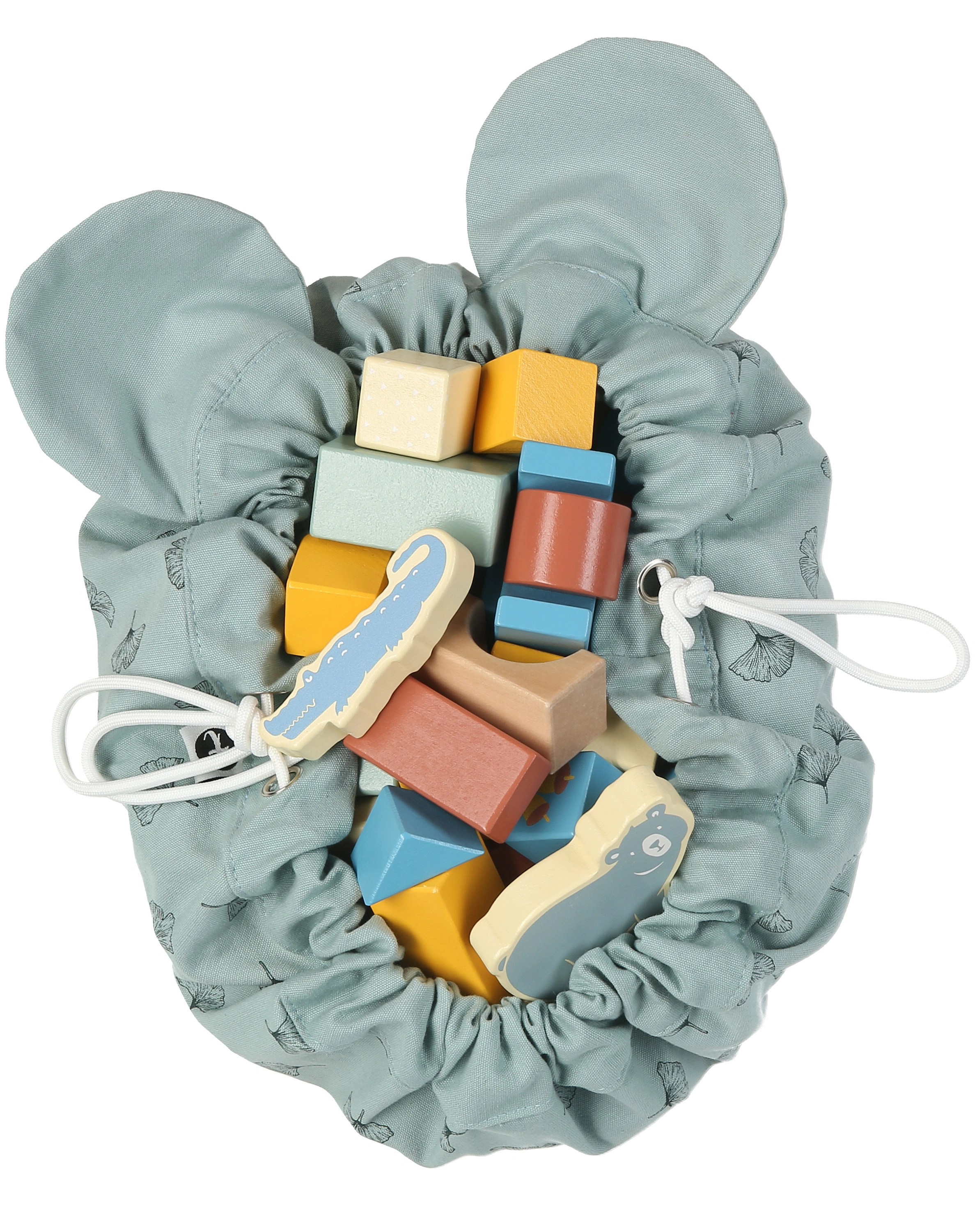 Indoor-Spielzeugsack TEDDY (50cm) in moosgrün