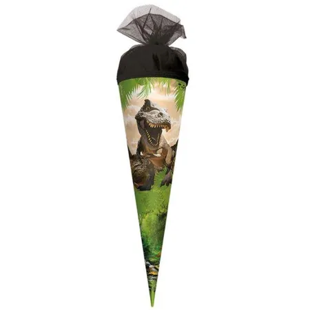 Roth Schultüte Tyrannosaurus mit Tüll, rund, 22 cm