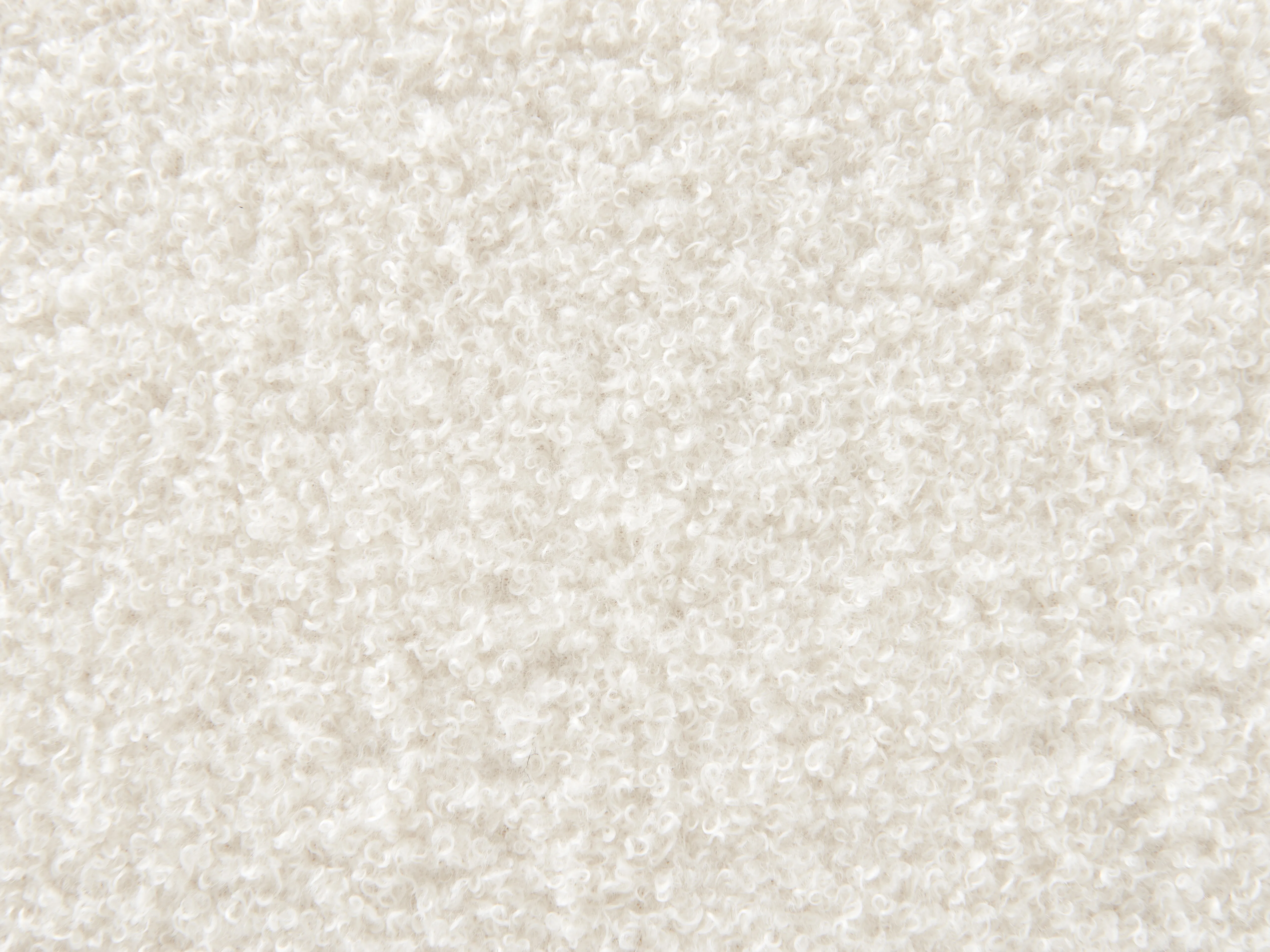 Hemelbed Bouclé DANNEMOIS 180 x 200 cm Gebroken wit
