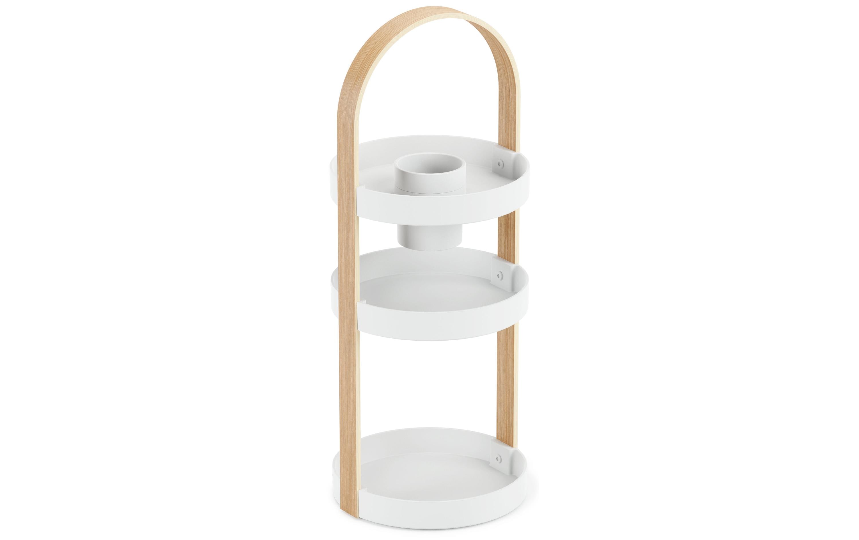 Bad-Utensilienhalter Bellwood Nature/WeissVielseitiger Utensilienhalter
