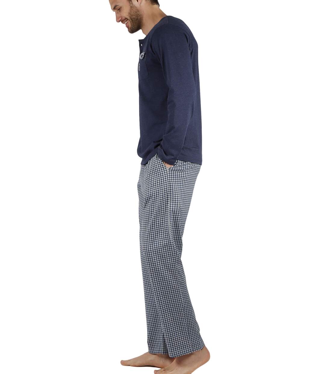 Pyjama tenue d'intérieur pantalon et haut Pata De Gallo Admas