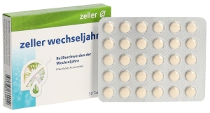 ZELLER Wechseljahre, 30 Tabletten