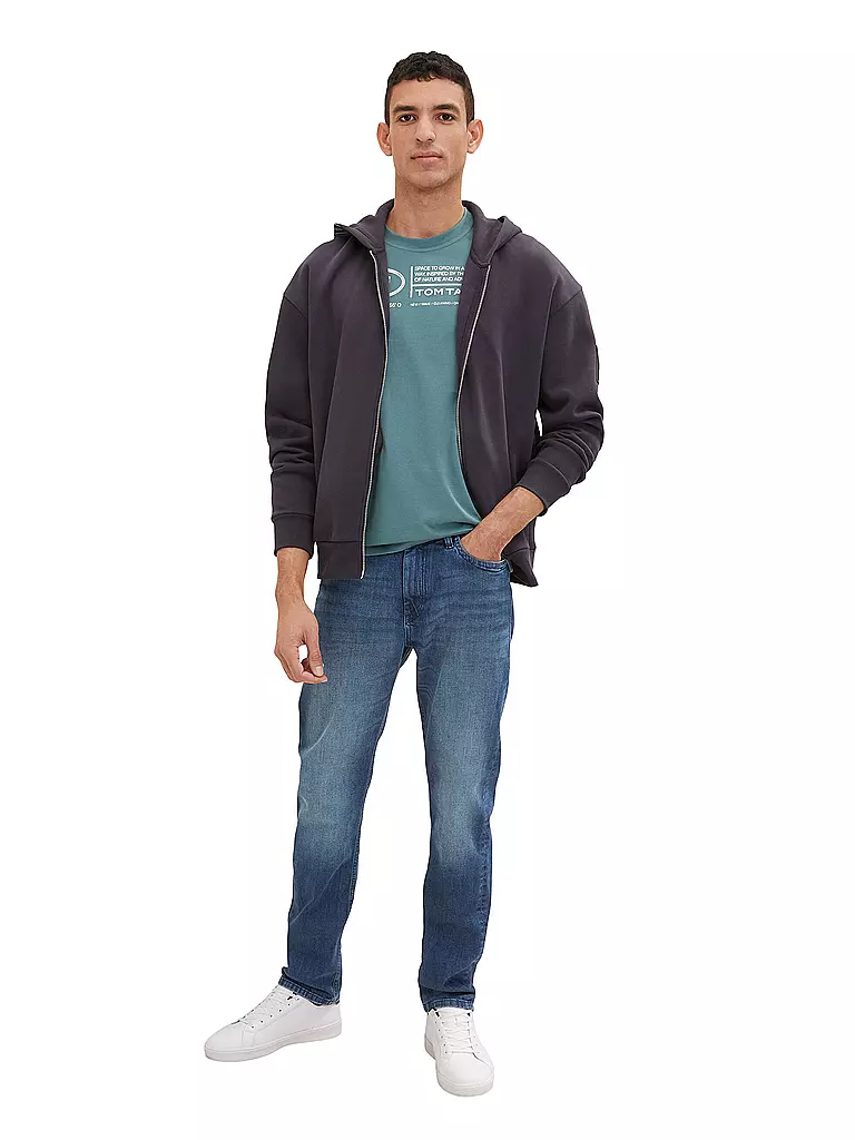 TOM TAILOR T-Shirt Regular Fit petrol