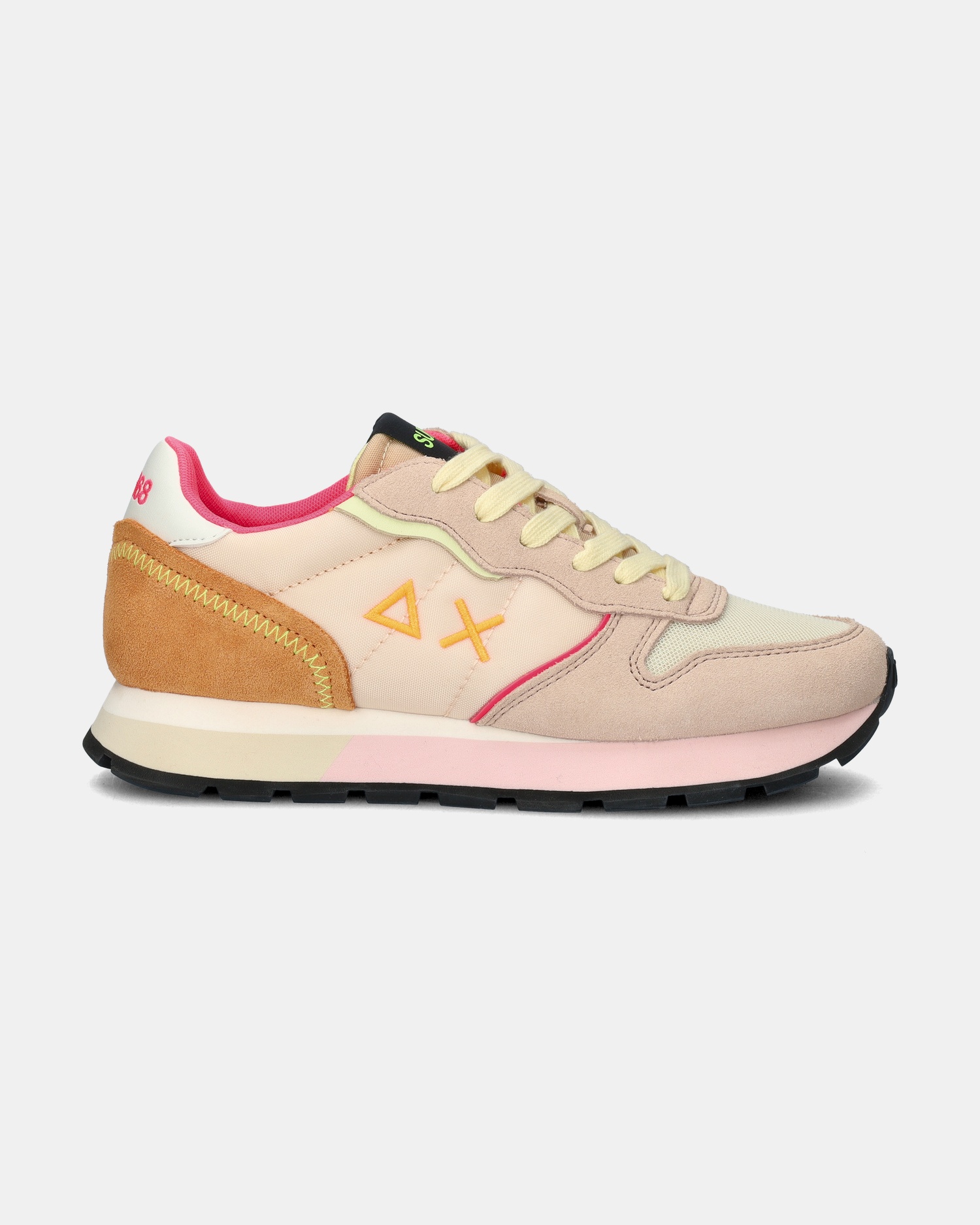 Sun 68 Ally Color explosion Lage sneakers  - roze