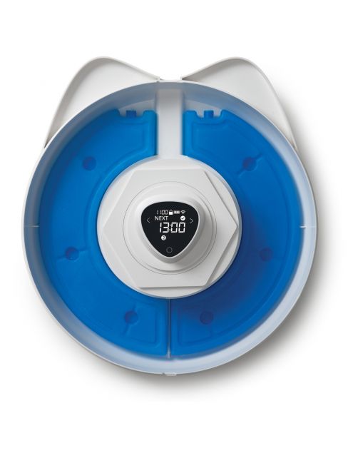 Catit Pixie Smart Feeder - 6 Maaltijden - Voederautomaat - 34x37 cm Wit