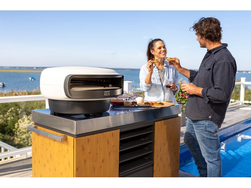 Everdure KILN Pizzaofen 2 Brenner rotierend, stone Pizzaofen