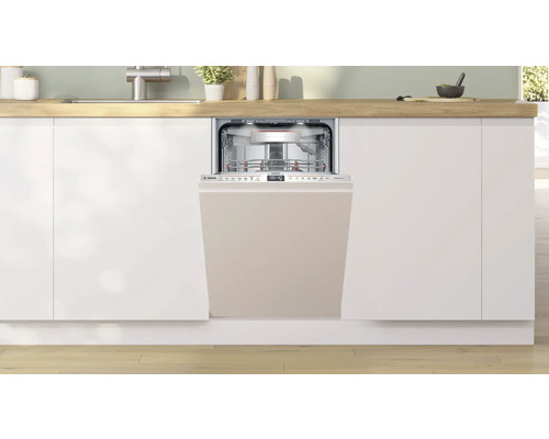 Bosch SPV6ZMX17E volledig geïntegreerde vaatwasser, 44,8 x 81,5 x 55 cm, voor 10 couverts, inhoud 8,9 l, 42 dB(A)