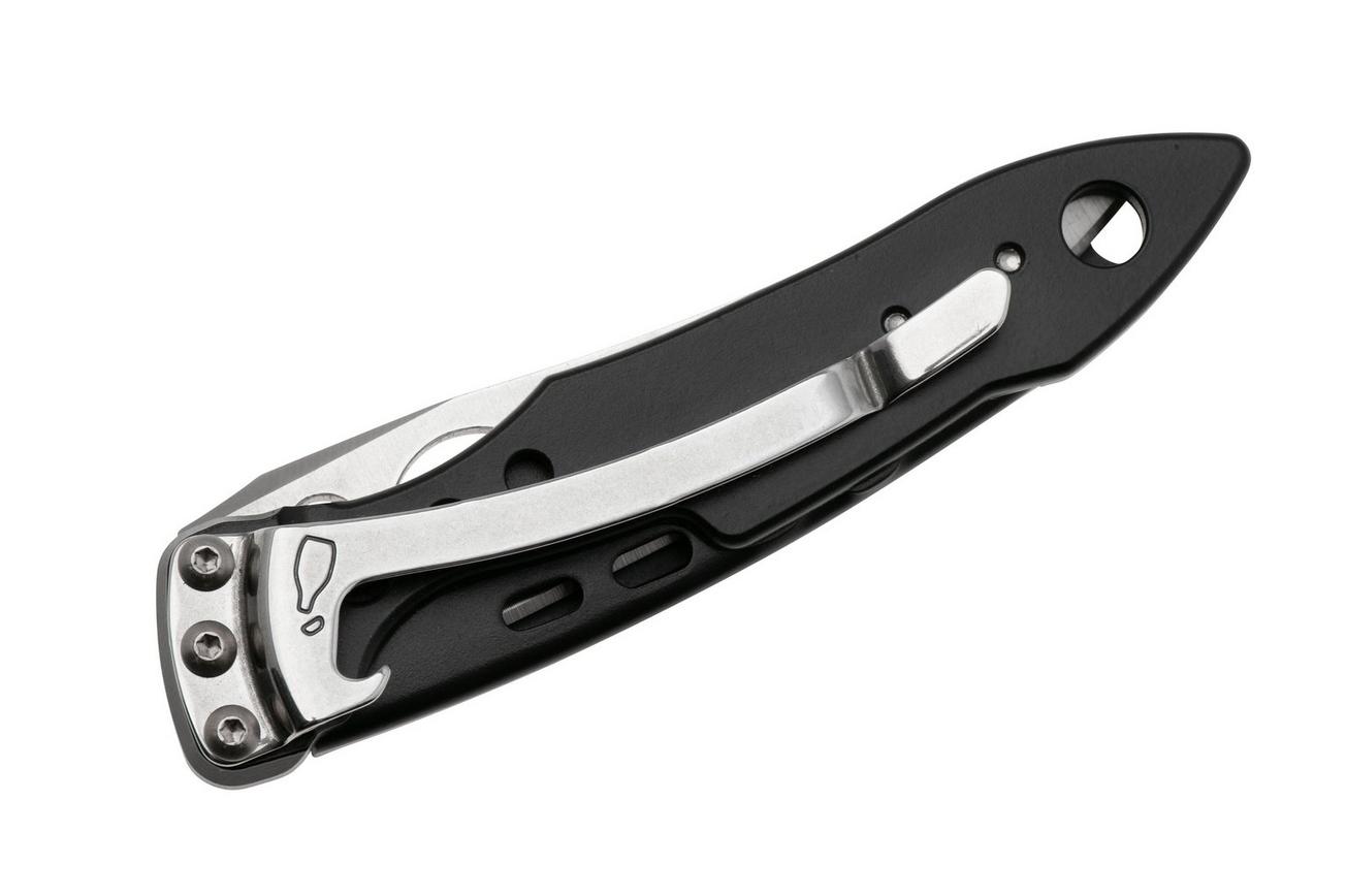 Leatherman Skeletool Knife KB zakmes plain edge, zwart 832385