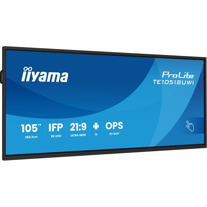 iiyama TE10518UWI-B1AG Écran d'affichage dynamique En forme de kiosk 2,66 m (104.6