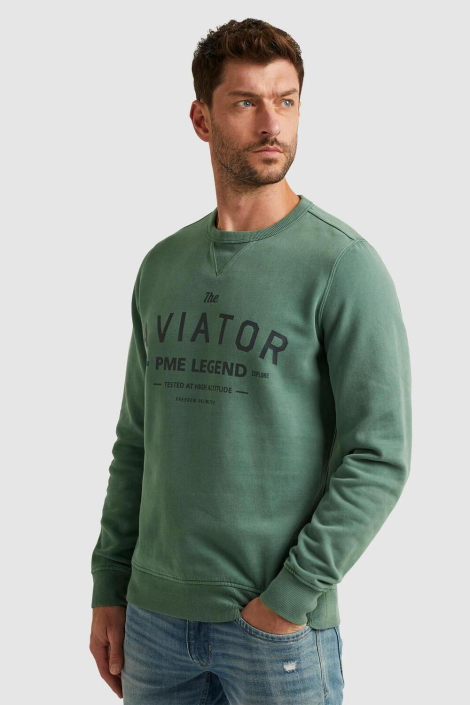 PME legend groene heren sweater