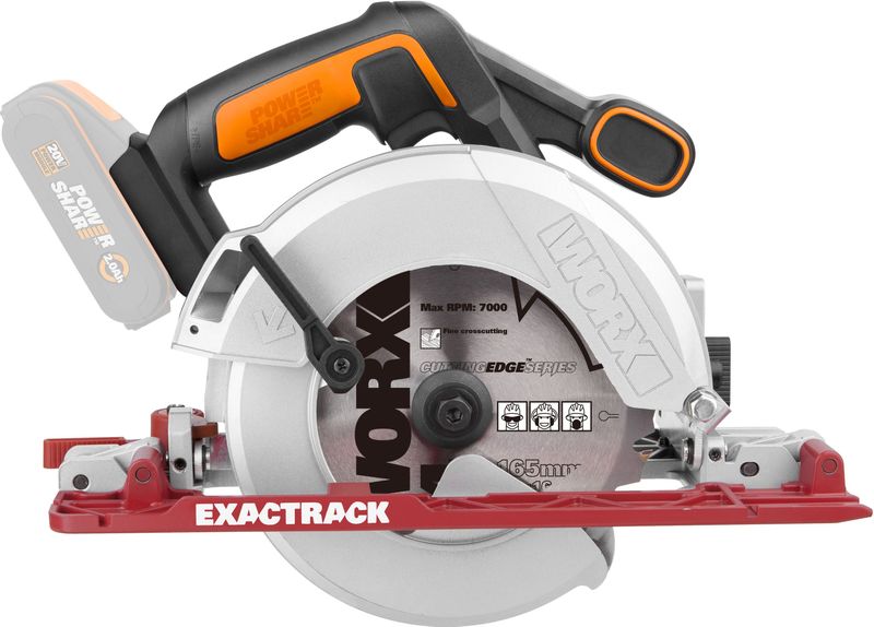 Worx - WX530,9 - Cirkelzaag - Aluminium - Lichtgewicht - Softgrip
