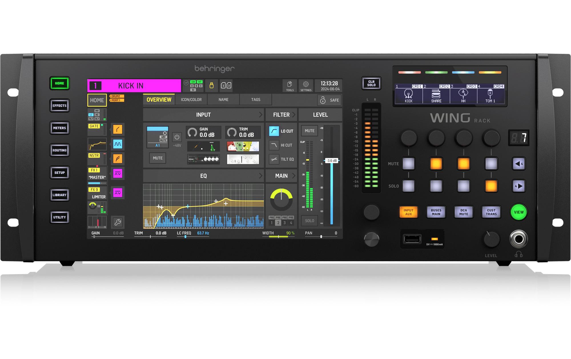Mischpult Wing Rack<br>Digitales Mischpult im 4U-Rackformat