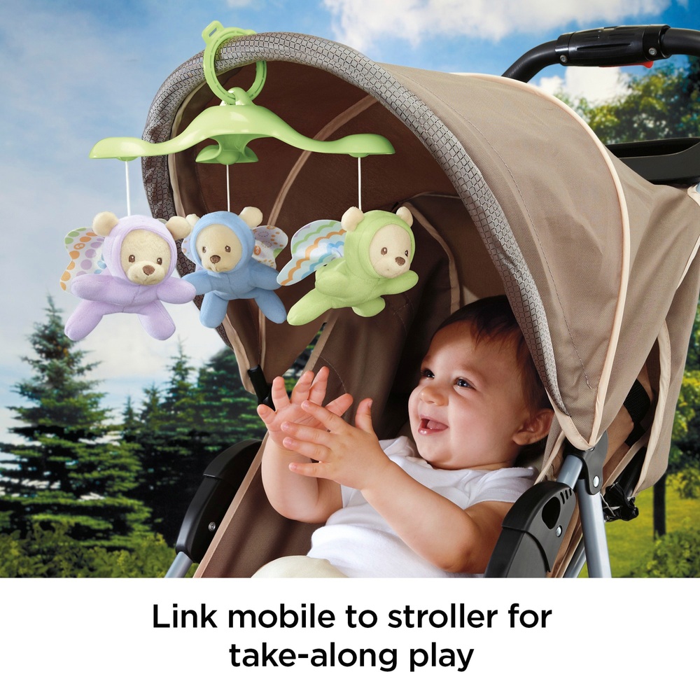 Fisher-Price Butterfly Dreams 3-in-1 Baby-Lichtprojektor-Mobile