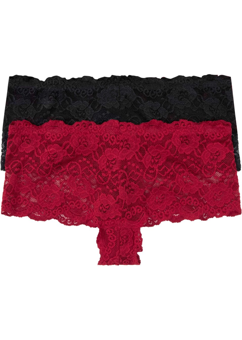 Lot de 2 shorties à dentelle